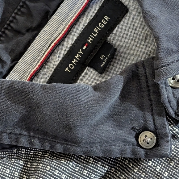 Tommy Hilfiger Gray Casual Button Down Shirt - Picture 4 of 4